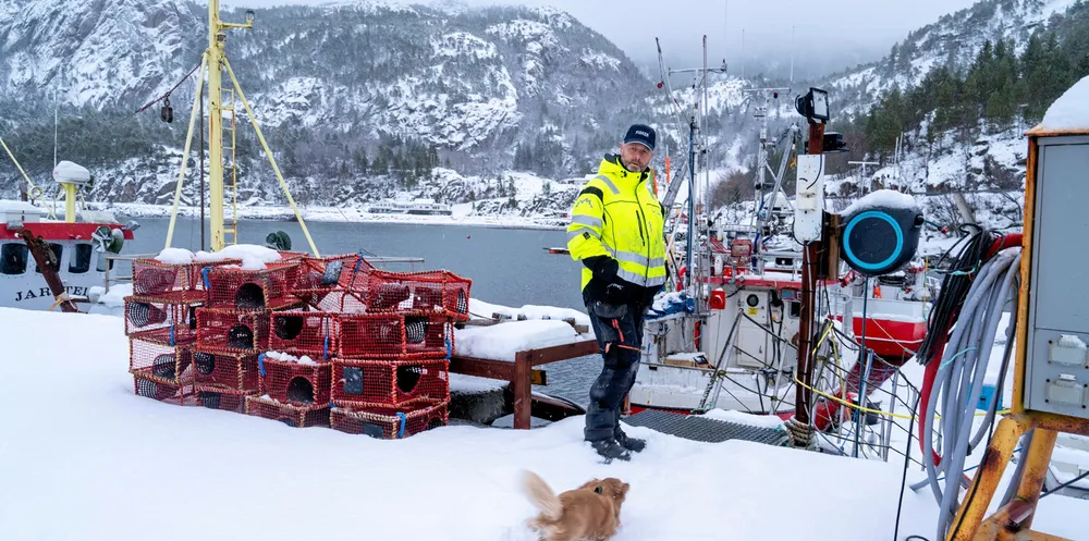 Eskild Kristiansen driver sjarkfiske fra Stjørnfjorden på Fosen.
