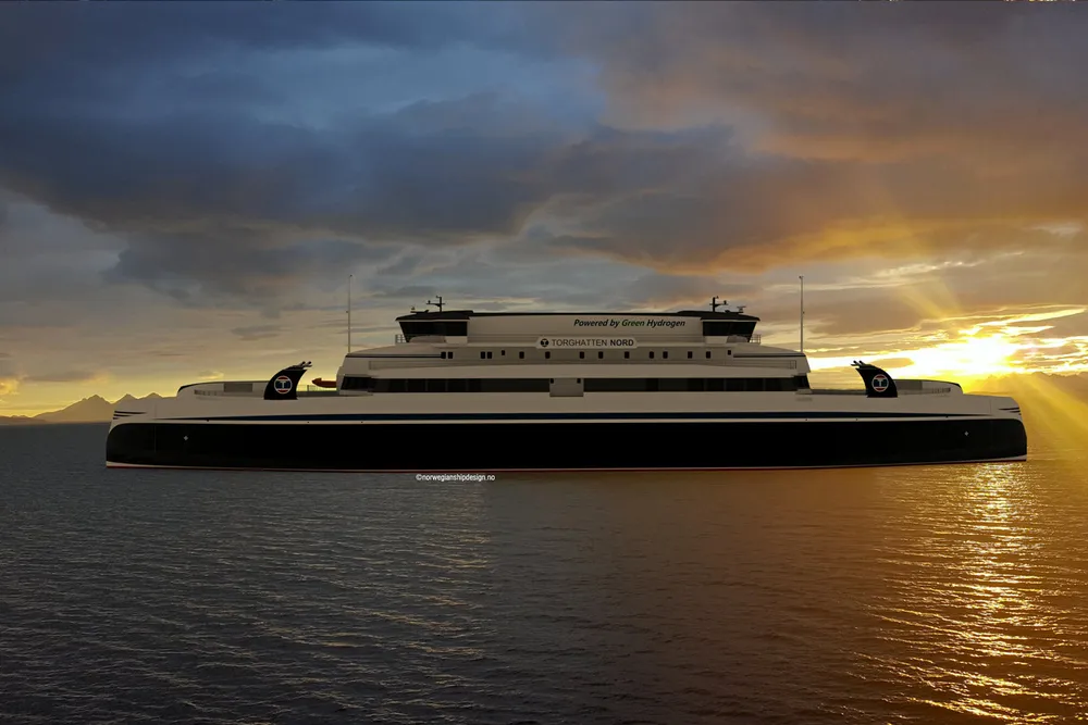 Torghatten Nord utvikler hydrogenferger som skal i drift fra 2025.