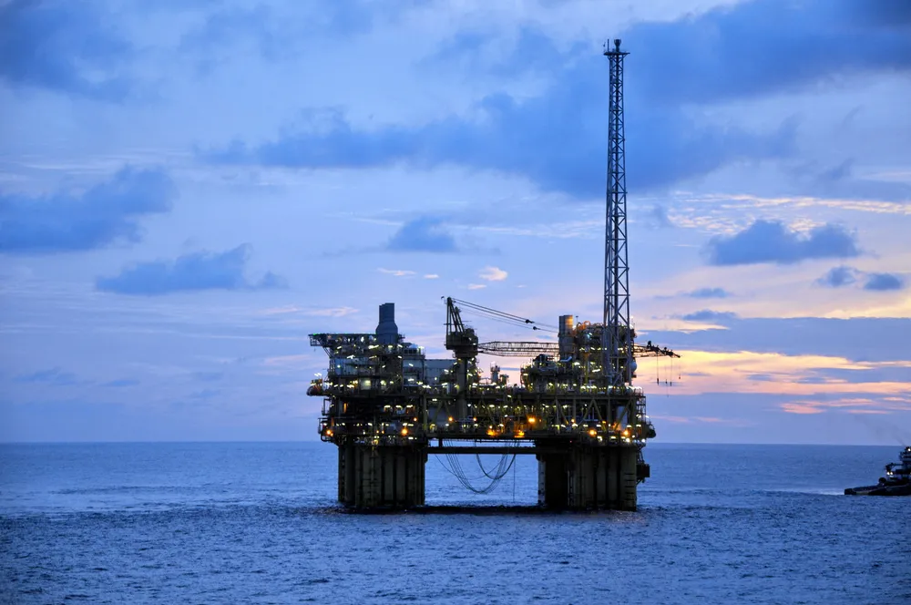 Future host: the Jagus East and Geronggong discoveries will be tied back to Shell's Gumusut-Kakap production facility offshore Malaysia (pictured)