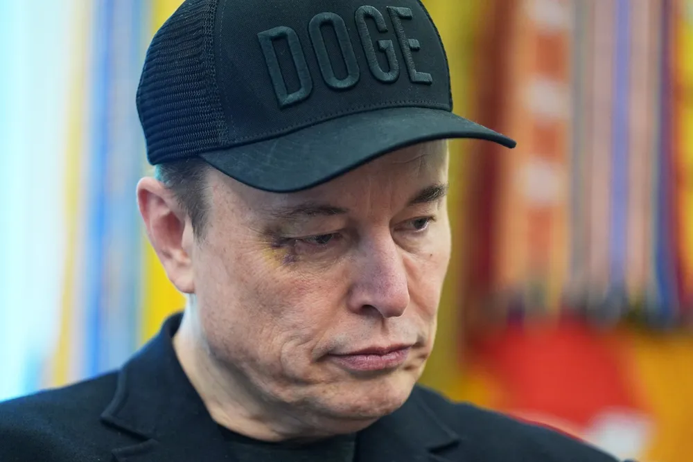 Elon Musk er ikke fornøyd med Trumps budsjettforslag.