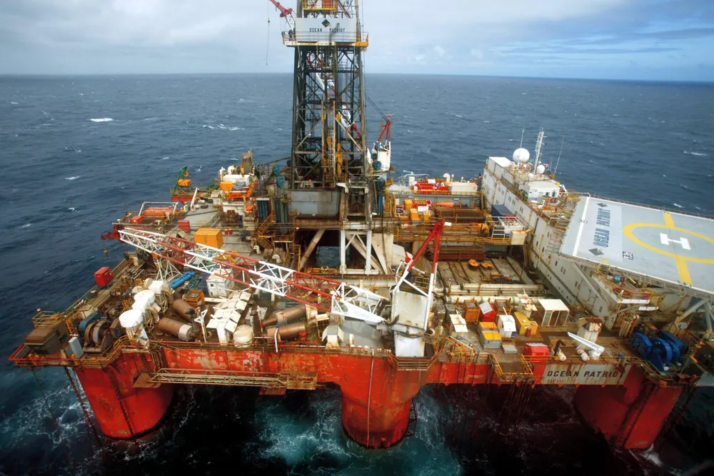 Semi-submersible drilling rig Ocean Patriot