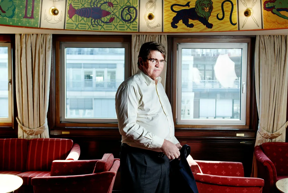 Forvalter Jan Petter Sissener i Sissener as, aksjonær i DHT, mener DHT-styret begår en alvorlig feil når de nekter å legge frem Frontlines tilbud for aksjonærene. Foto: Hampus Lundgren