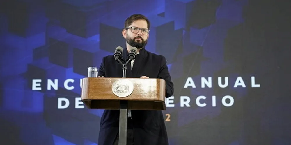 Chilean President Gabriel Boric was a fierce critic of the salmon industry before stepping into office in March.