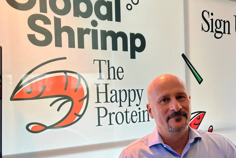 David Castro, co-chair of the Global Shrimp Council and CEO of Manta Bay.