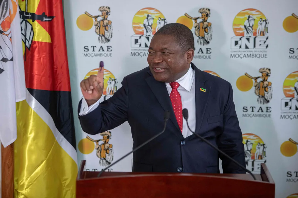 Mozambique President Felipe Nyusi.