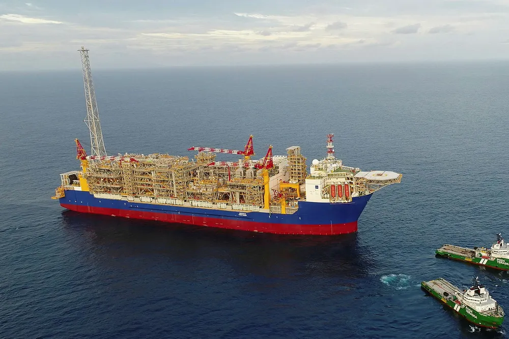 At the field: the Ichthys Venturer arriving off Western Australia earlier this month