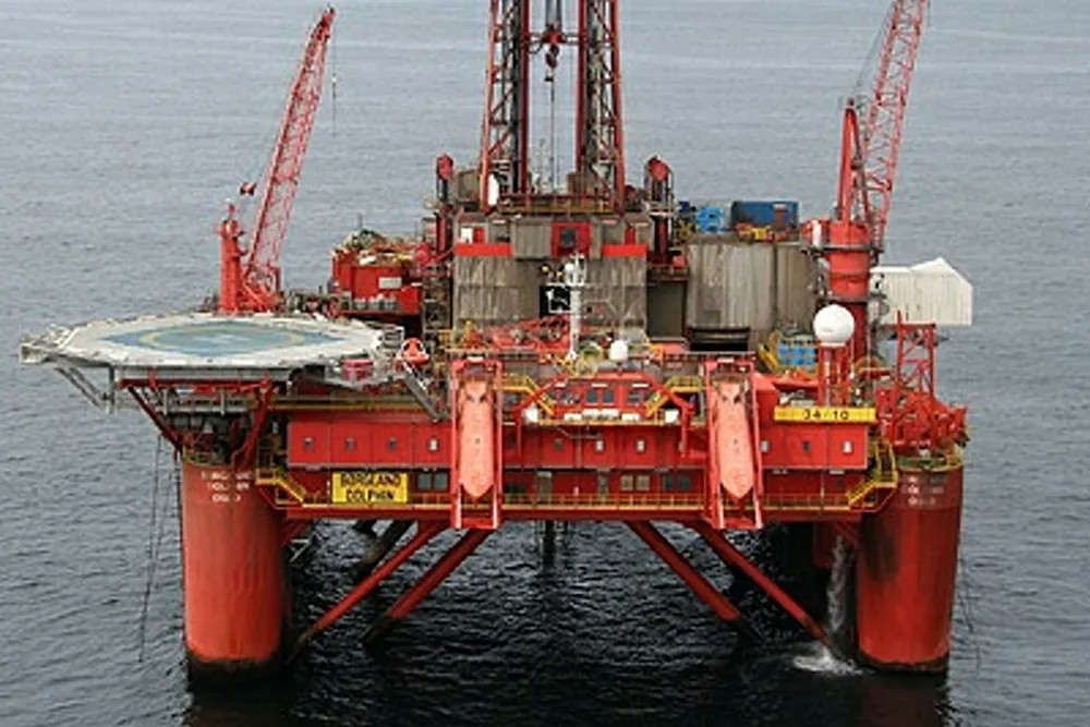 Dry well: the wildcat was drilled using the semi-submersible Borgland Dolphin