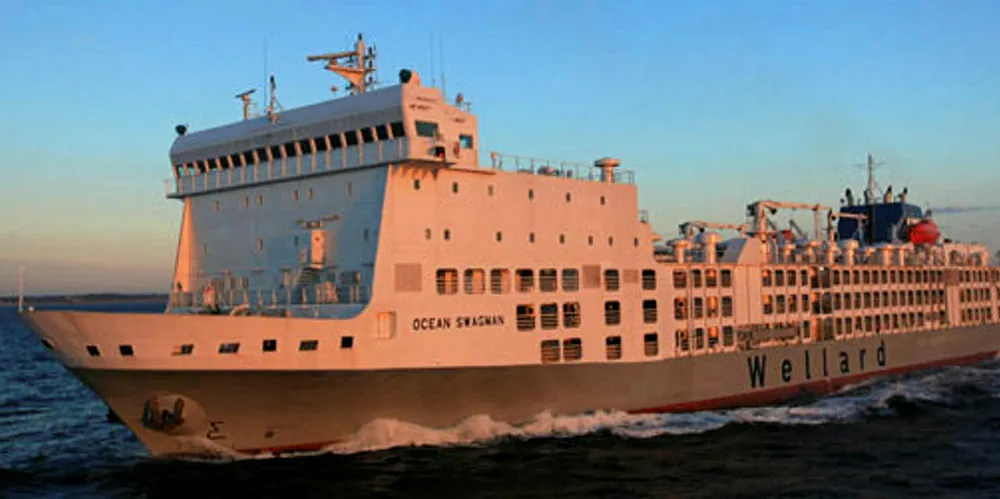 The Ocean Swagman has the capacity to transport 6000 cattle or 25,000 sheep, or a combination of both.