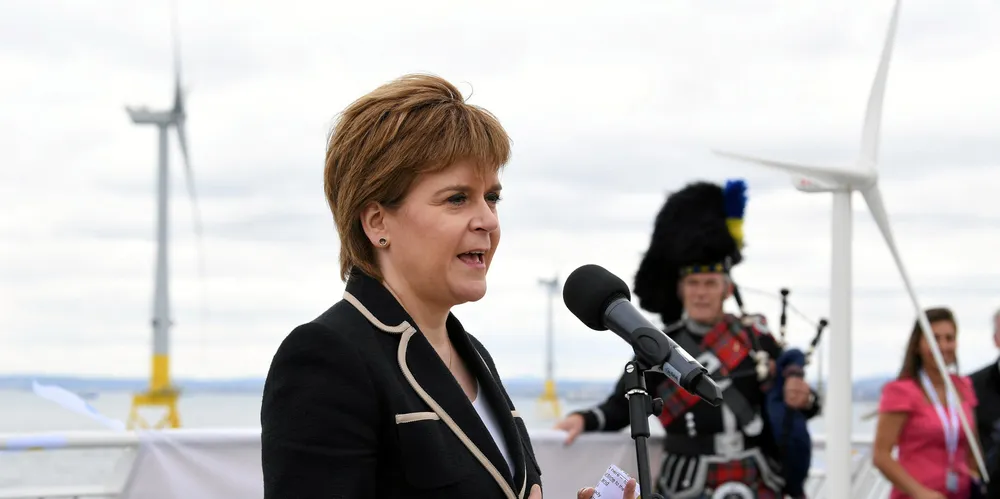 Nicola Sturgeon's government has been a global driver of offshore wind.
