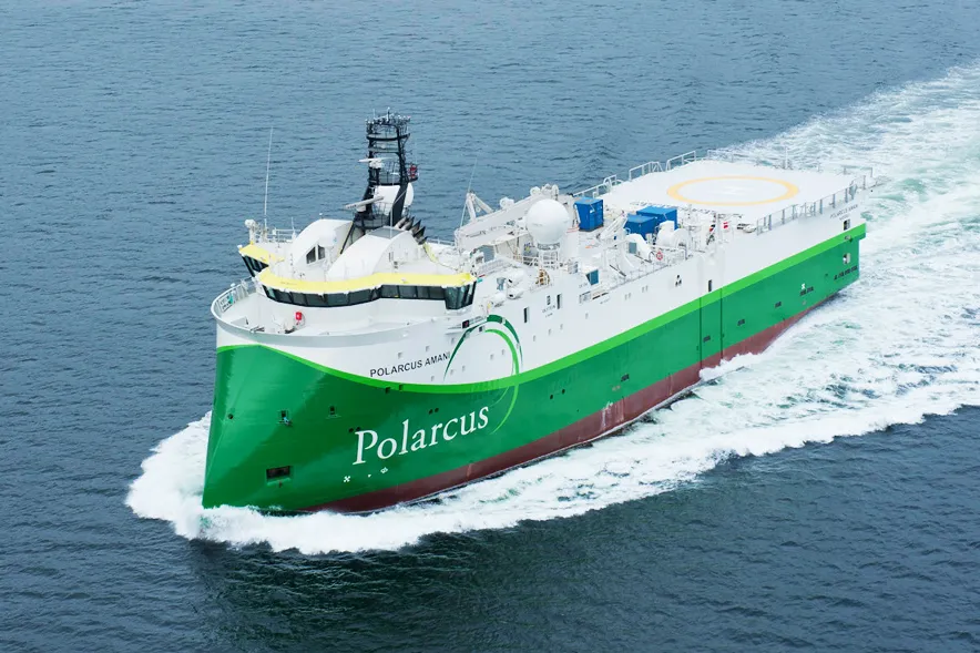 Data drive: Providence says new seismic acquired by Polarcus Amani, above, validates potential of Drombeg prospect