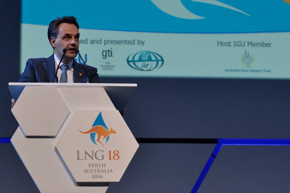 LNG evolution: Shell's Stefan Vos de Wael speaks at LNG 18 in Perth