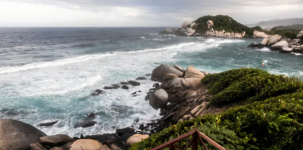 A view of the Caribbean coast in northern Colombia, near the city of Barranquilla, where CIP plans to build a 350MW offshore wind project.