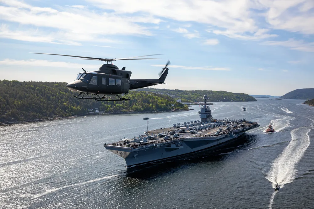 24. mai fikk Norge besøk av verdens største militære fartøy, det amerikanske hangarskipet USS Gerald R. Ford. Nå ønsker Sylvi Listhaug (Frp) mer amerikansk materiell til Norge.
