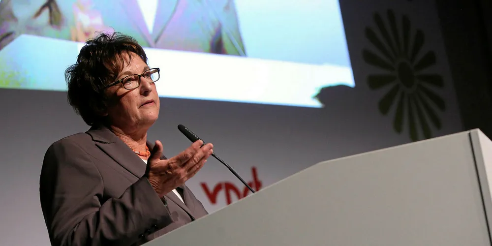 German economics and energy minister Brigitte Zypries. Pic: Adam Berry/Getty Images
