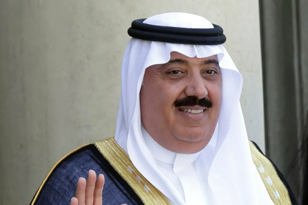 Prins Miteb bin Abdullah på besøk i Paris i 2014. Foto: REUTERS/Philippe Wojazer/File Photo