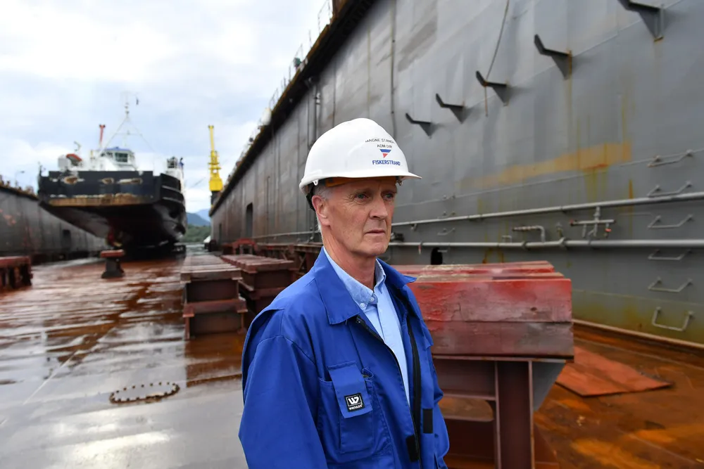 Magne Standal leder Fiskerstrand Verft utenfor Ålesund. Verftet kutter nå alle sine russiske kunder. – Det har vært en veldig vanskelig sak, men jeg tror beslutningen var riktig, sier Standal.