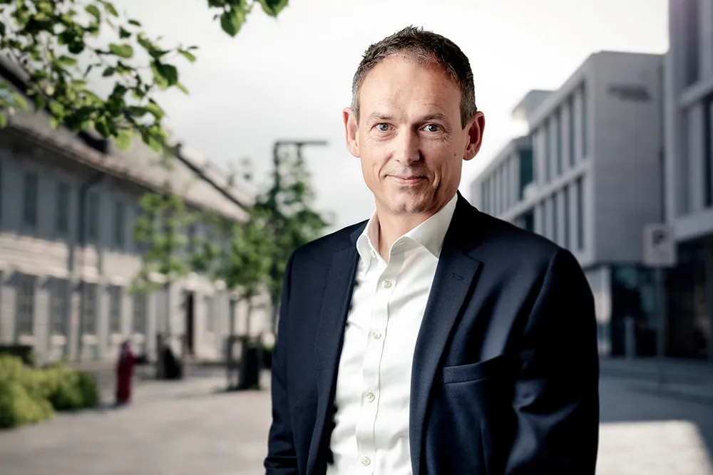Toppsjef Morten Holum i Hexagon Purus er fornøyd med milliardavtalen.