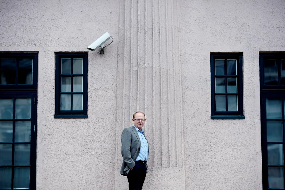 Per Einar Ruud, fagsjef i kredittvurderingsbyrået Bisnode i Oslo, har gjennomført kåringen i samarbeid med DN. Foto: Elin Høyland