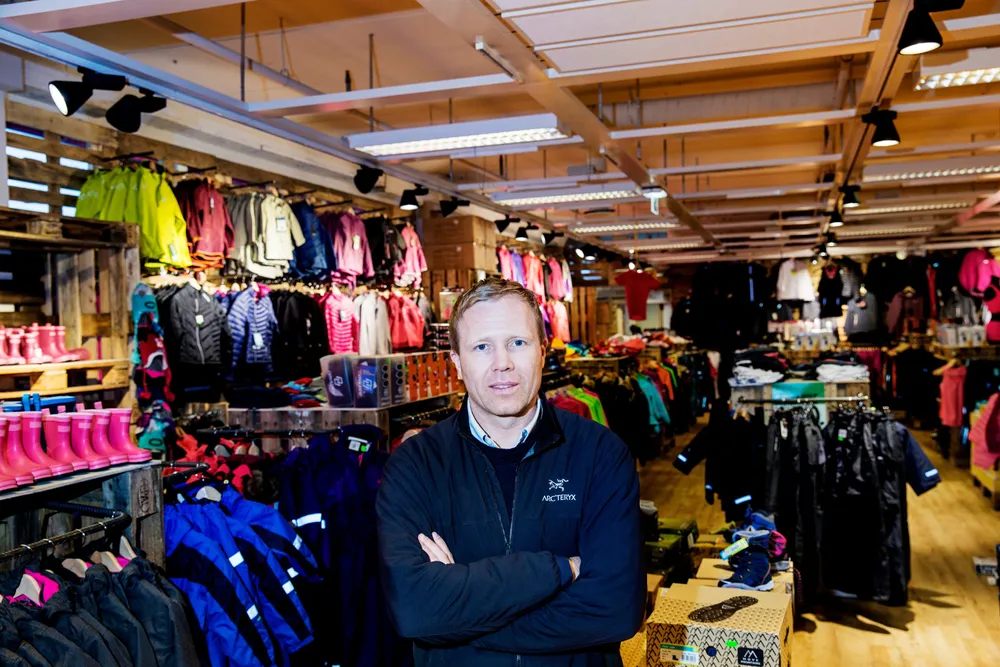 Tor-Andre Skeie er konsernsjef i Sport Outlet, som har gjort milliardbutikk på billige sportsvarer.