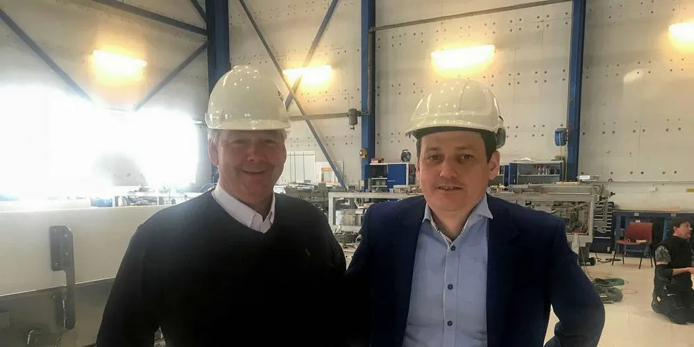 Andre Akse og Anders Bjørnerem.Foto: Optimar