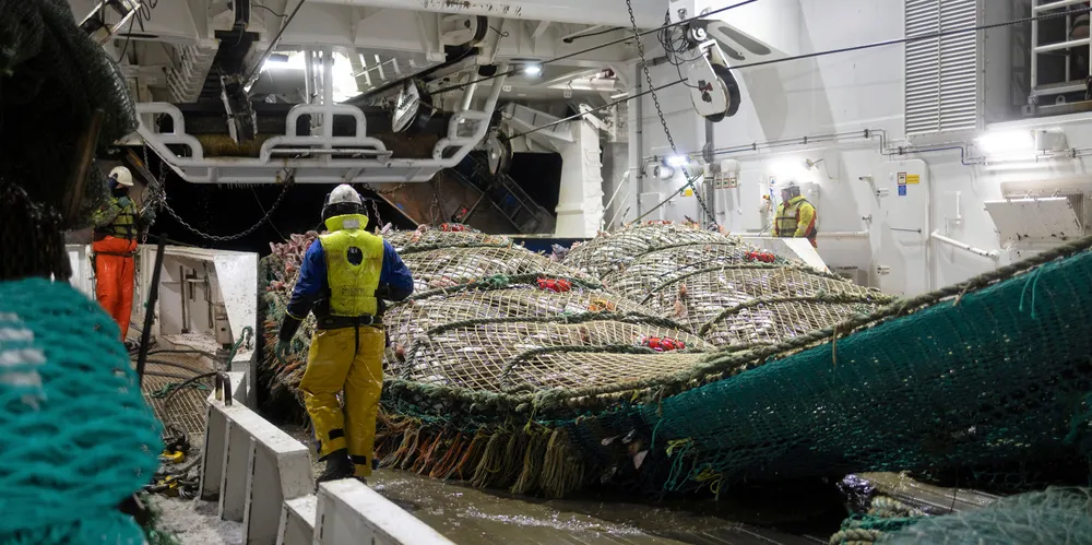 Lerøy har vært villig til å se økonomien i fangst- og industriledd samlet, skriver Børge Soleng, daglig leder i Lerøy Norway Seafood. Bildet er fra tråleren «Kongsfjord».