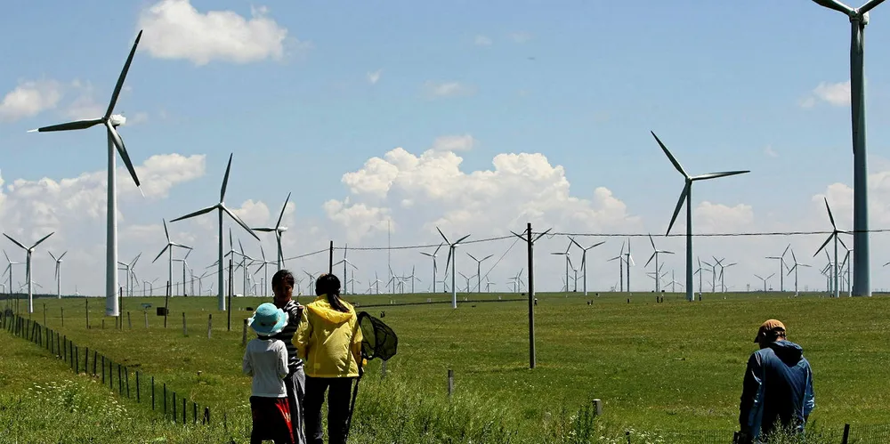 Ulanqab will dwarf this existing wind farm in Inner Mongolia.