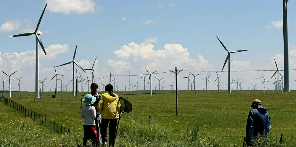 Ulanqab will dwarf this existing wind farm in Inner Mongolia.