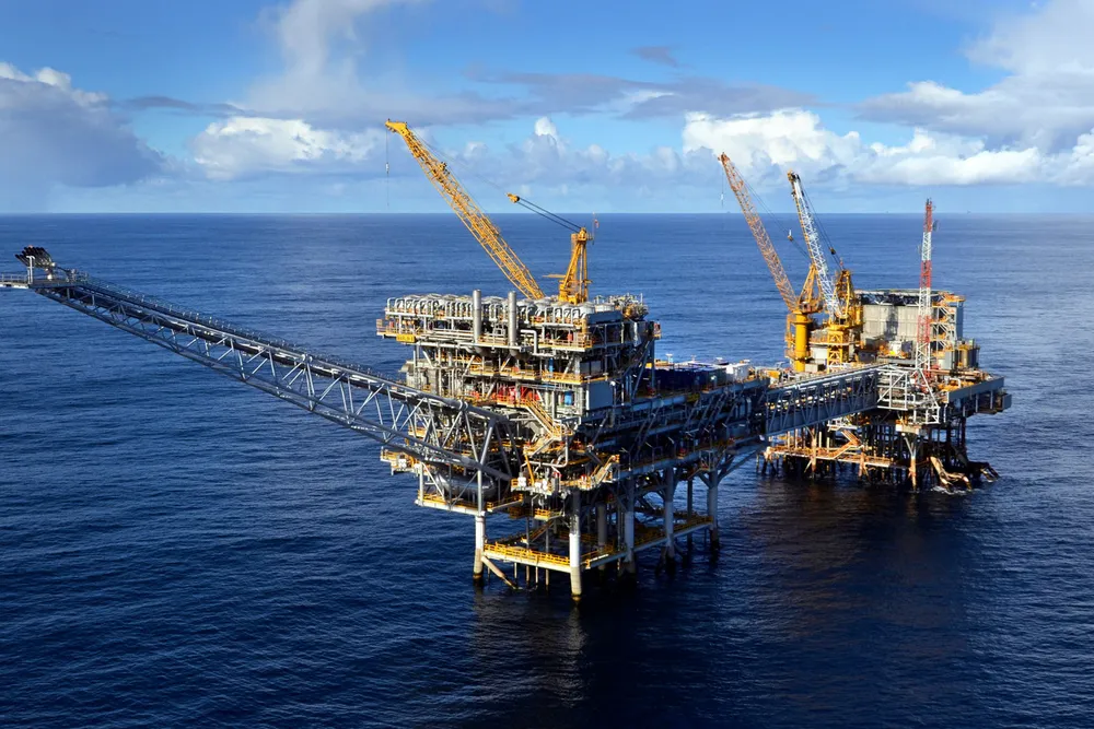 Still in production: the Marlin-B platform on the Turrum field in Bass Strait, Australia
