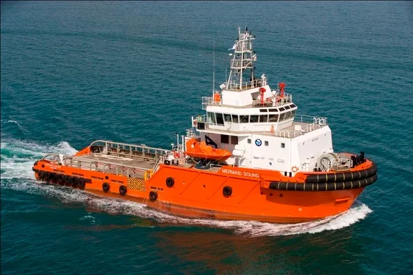 Similarities: the Mermaid Strait is built to a similar vessel design as the Mermaid Sound, pictured here