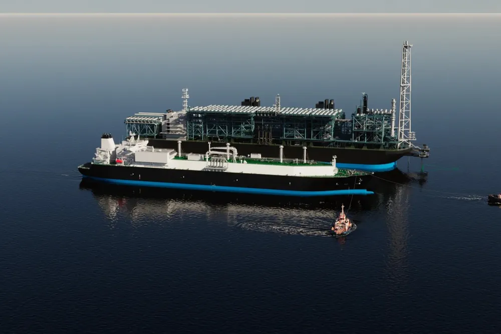 Concept rendering for Delfin LNG