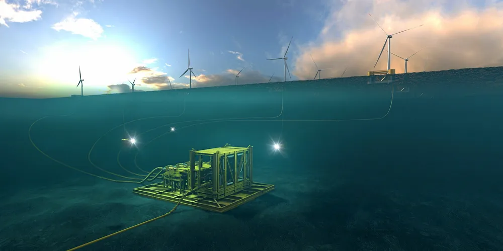 . Aker seabed substation.