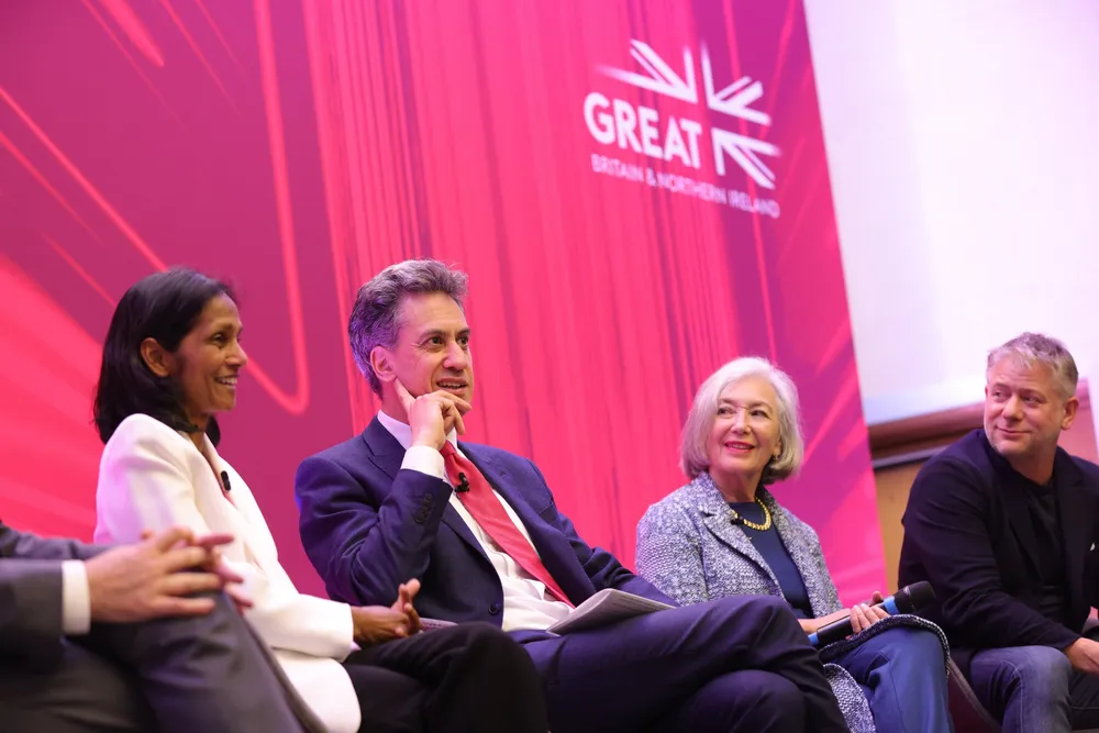 Energy minister Ed Miliband at the UK International Investment Summit last year.