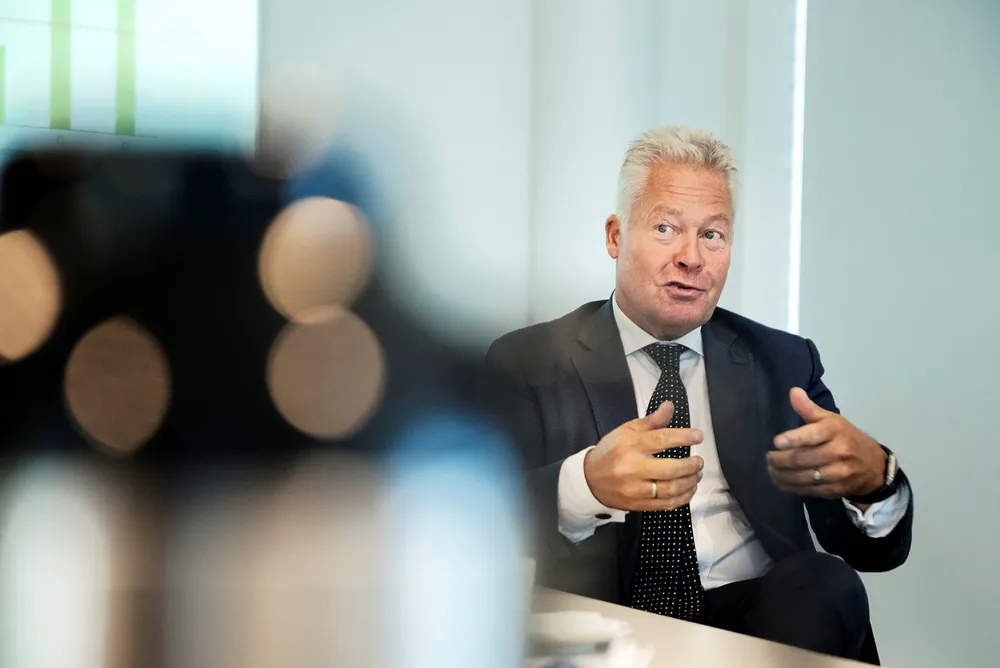 Gjensidige-sjef Helge Leiro Baastad, har noen gode triks i ermet, og har klart seg bra gjennom korona-krisen, mener DNs børskommentator Thor Chr Jensen i siste episode av Finansredaksjonen.