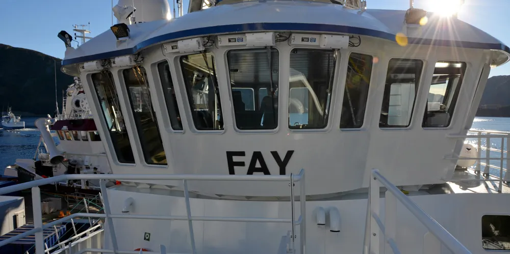 «Fay» like før den ble ferdigstilt første gang på Stadyard. Det endte med forlis i en dramatisk historie som nå går videre i rettssaler.