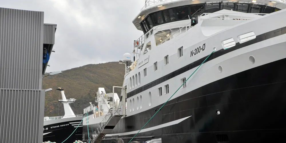NY TRÅLER: «Sunderøy» - her til kai i Ålesund.