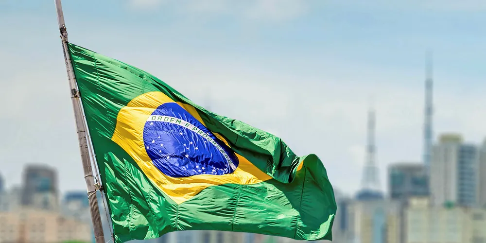 Flag of Brazil.