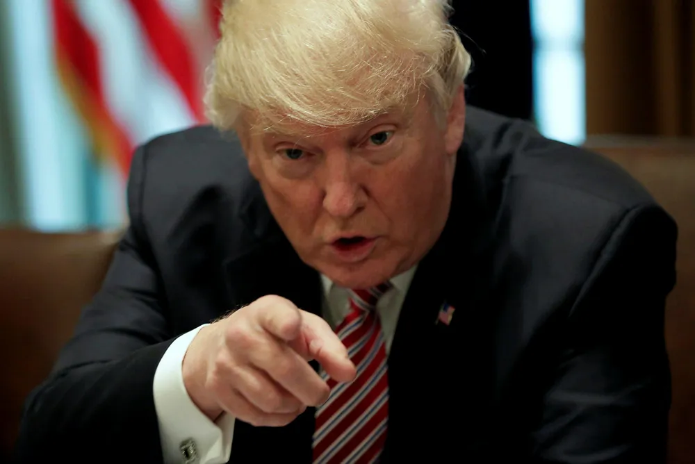 Retningslinjene for president Trumps innreiseforbud er utarbeidet og trådte i kraft onsdag. Foto: Yuri Gripas/Reuters/NTB scanpix