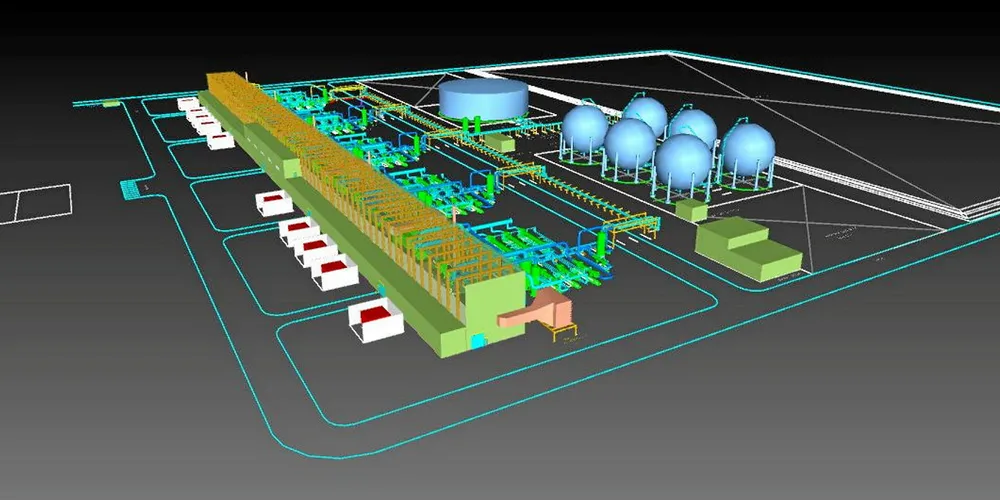 3D modelling of a Hydrostor 500MW project.