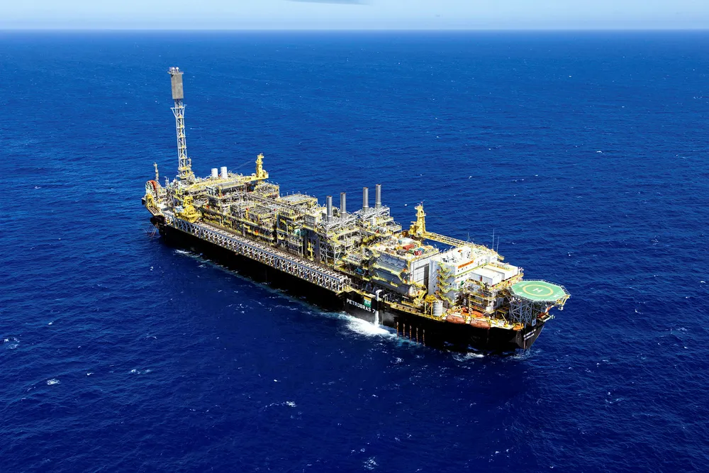 Petrobras: The P-74 FPSO at the Buzios field in Santos basin off Brazil