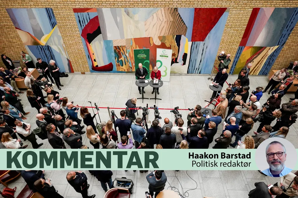 Trygve Slagsvold Vedum og Marit Arnstad varslet torsdag Senterpartiets avgang fra regjeringen, men strømslaget er ikke over: – Vi vil bruke de fem månedene som er igjen av stortingsperioden til å få flertall for en ny strømpolitikk, sa Vedum.
