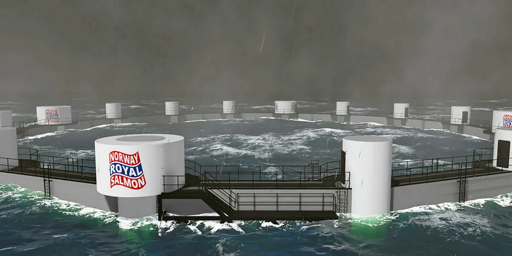 Arctic Offshore Farming. Illustrasjon:
