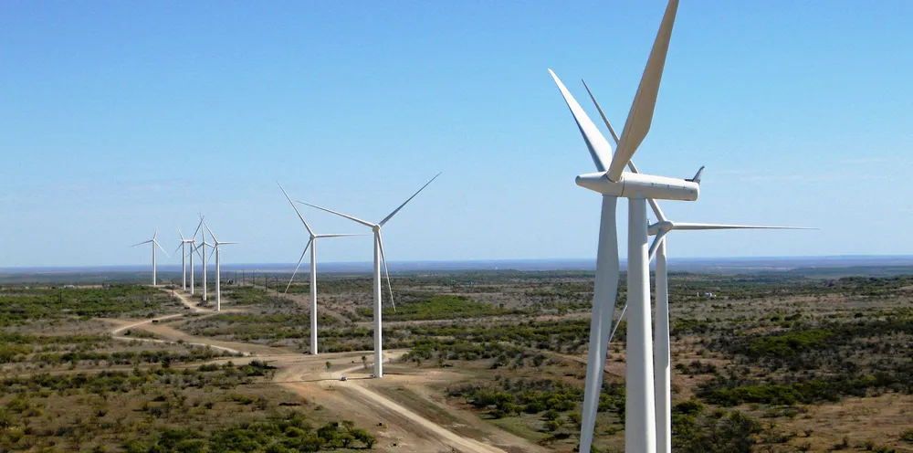 Hackberry wind farm Texas.