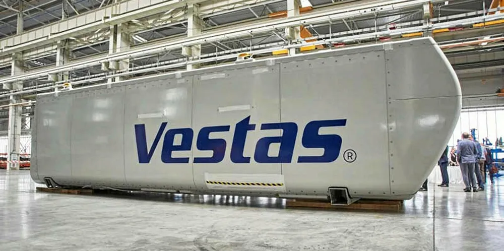 A Vestas nacelle plant. The OEM wants India to be a production hub.