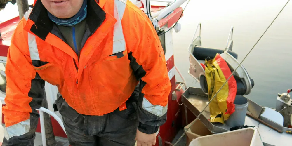 FORNUFTIG ORDNING: Fisker Karl-Arne Olsen fra Kvænangen mener den såkalte ferskfiskordningen er fornuftig både for fiskerne og virksomheten på land.