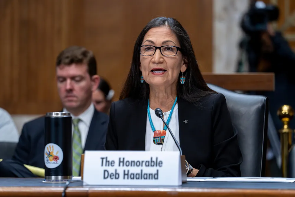 Poor outcome: US Interior Secretary Deb Haaland.