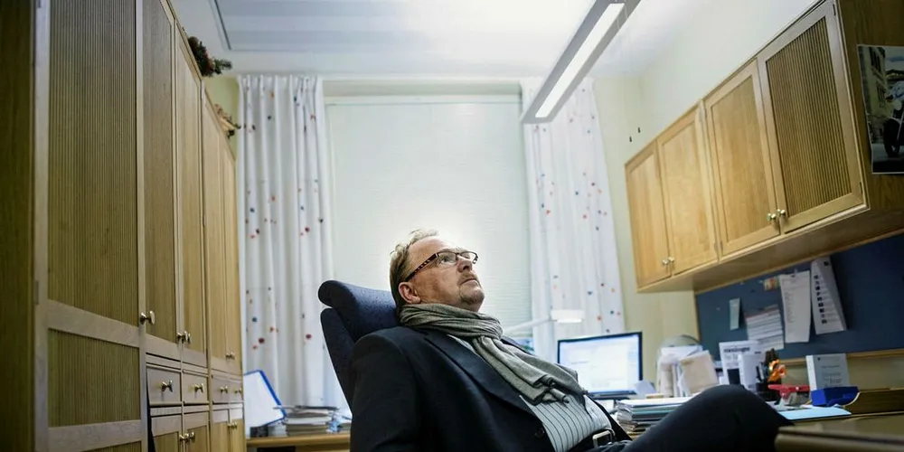 Fiskeriminister Per Sandberg (Frp). Foto: Fartein Rudjord