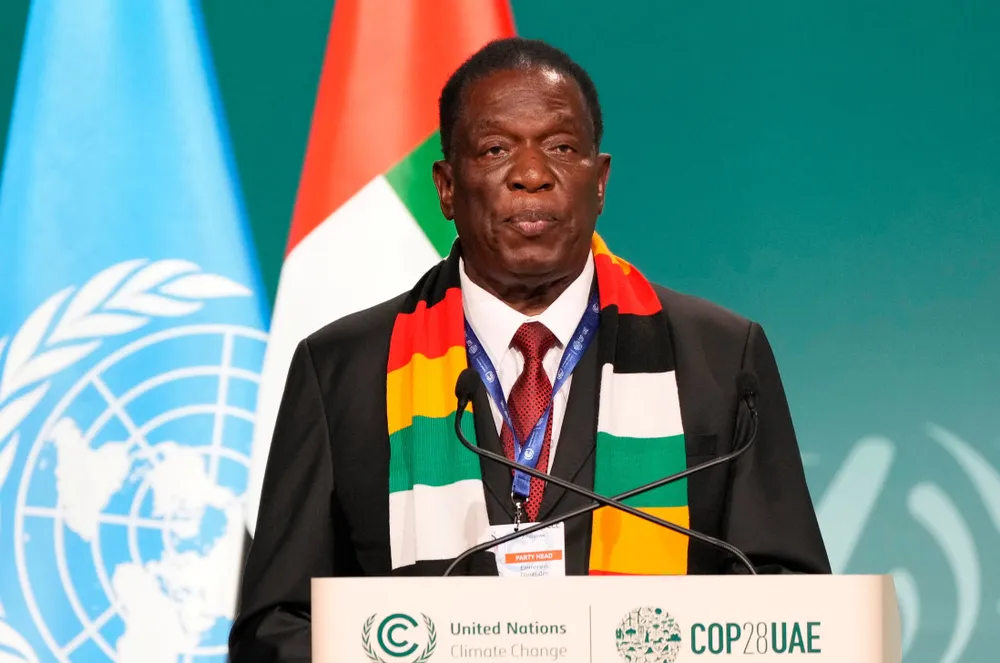 Leading the way: Zimbabwe President Emmerson Dambudzo Mnangagwa.