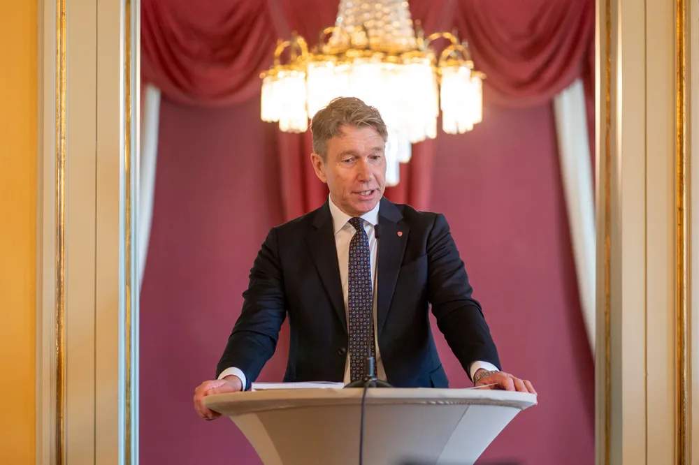 Norwegian Minister of Energy Terje Aasland