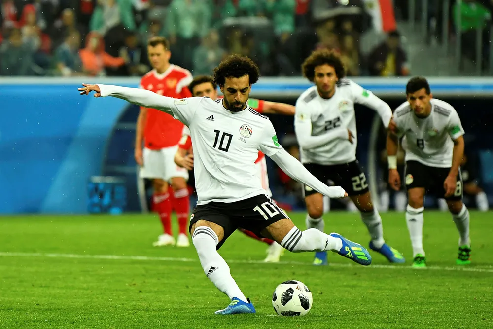 Ready to strike: SDX will be hoping its latest well hits the target like Egypt's Mohamed Salah