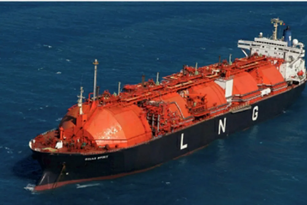 Golar LNG's Golar Spirit . .